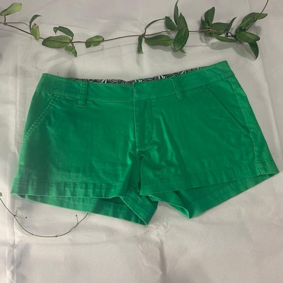 🌀 Volcom Plaid Green Shorts - Picture 7 of 10